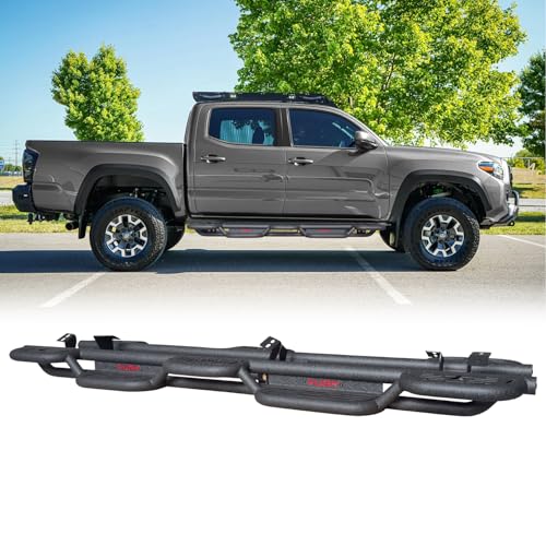 Estribos de acero para Toyota Tacoma 2005-2023 Doble Cabina
