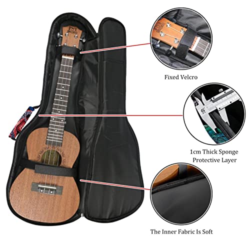 Xingruyun Sac Ukulélé Poulpe Rétro Étui Pour Ukulélé 23 Pouces Pour Tenor Soprano Concert Étanche Housse Pour Ukulélé… - Les Beatles, Paul McCartney, John Lennon, RIngo Starr, George Harrison Xingruyun Sac Ukulélé Poulpe Rétro Étui Pour Ukulélé 23 Pouces Pour Tenor Soprano Concert Étanche Housse Pour Ukulélé… – Image 3