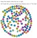 200pcs Glowing Solar Luminous Smile Face Beads Mixed Acrylic Glow in The Dark Happy Face Beads Charms with Rope for DIY Jewelry Craft Making Party Decoration (Luminous)