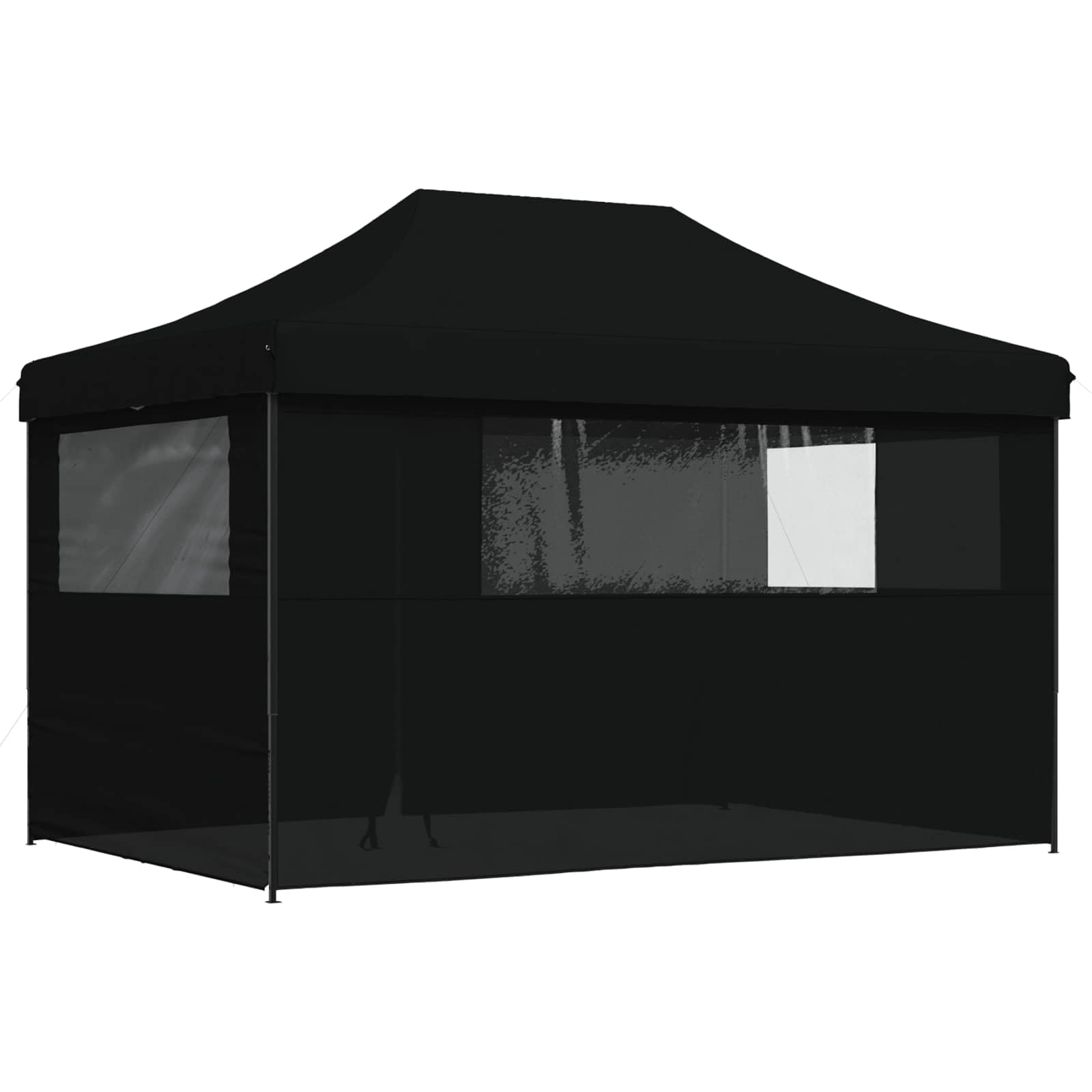 Namiot imprezowy, czarny, 279 x 410 x 315 cm, tkanina Oxford
