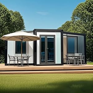 Prefab Tiny Home 20ft &40ft Uitbreidbare Container Tiny House om in te wonen voor Volwassenen Geprefabriceerde Mobiele Huizen met 2 3 4 Slaapkamers en Volledige Badkamer Keuken Vouwen Huis
