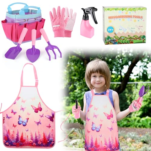 Kids Gardening Set- Toddler Gardening Kit, Durable ...