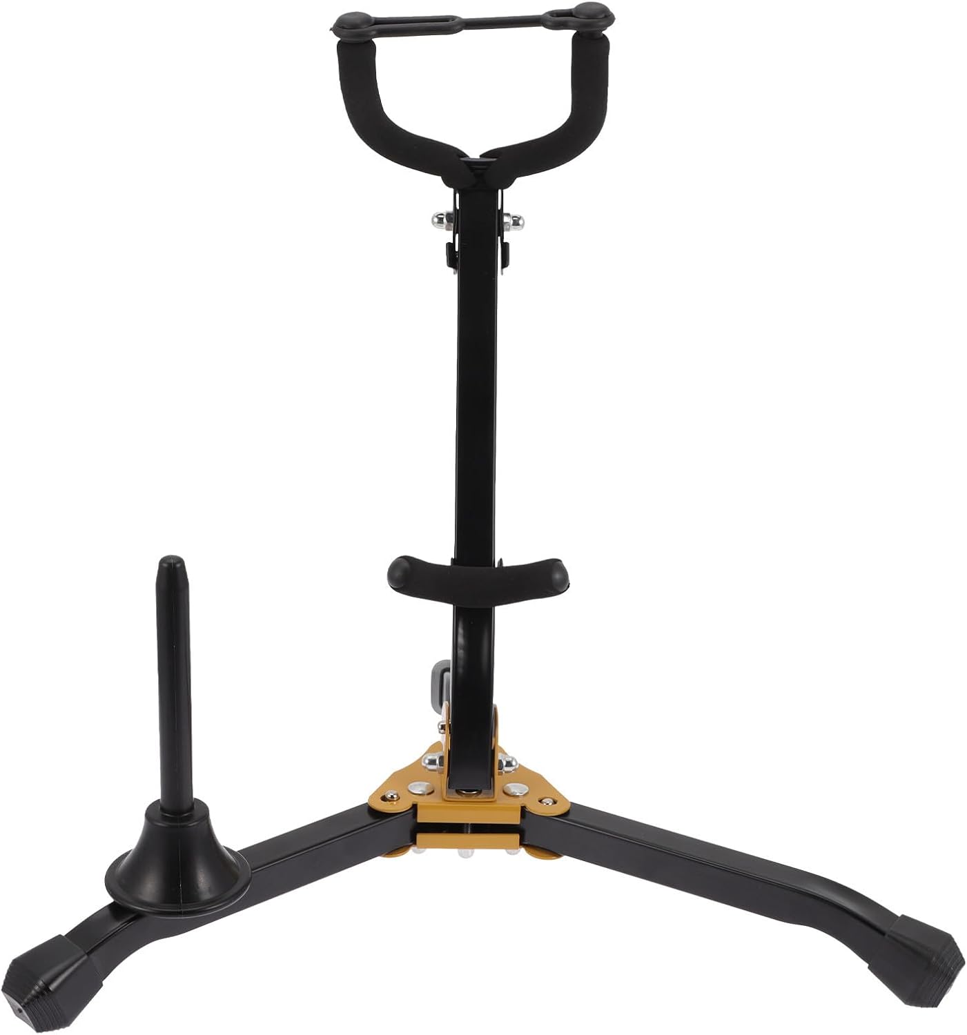 KESYOO Creative Folding Alto Tenor Saxophone Stand Bracket Instrument Holder Rack for Medium Soprano Sax with Sturdy Storage Support for Wind Woodwind Accessories