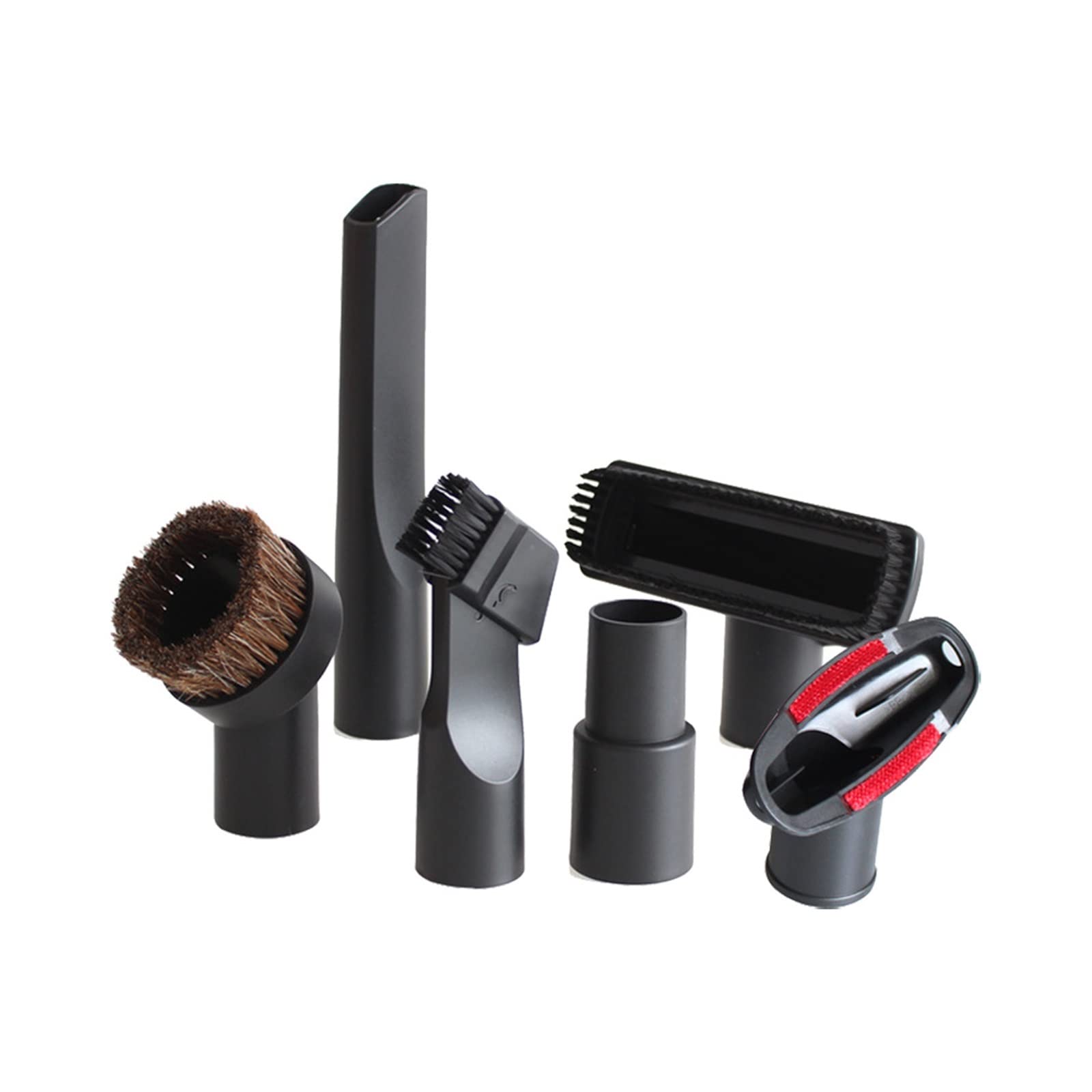KurOto 32mm/35mm Staubsauger Pinsel Düse Saug Zubehör Hause Boden Teppich Bett Abstauben Fugenwerkzeuge Bürsten Ersatzteile Kits (Color : Set 7)
