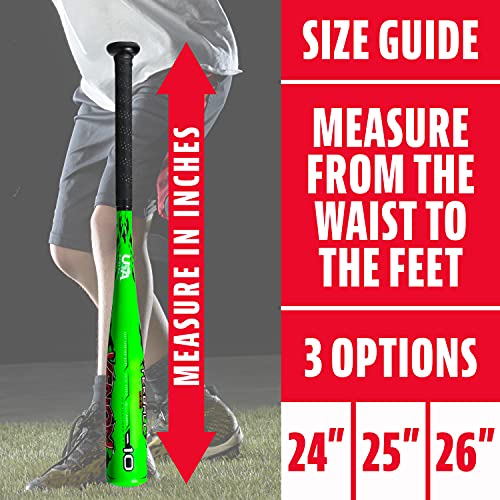 Franklin Sports Aluminum Kids Youth Baseball and Teeball Bats - Thumbnail 6