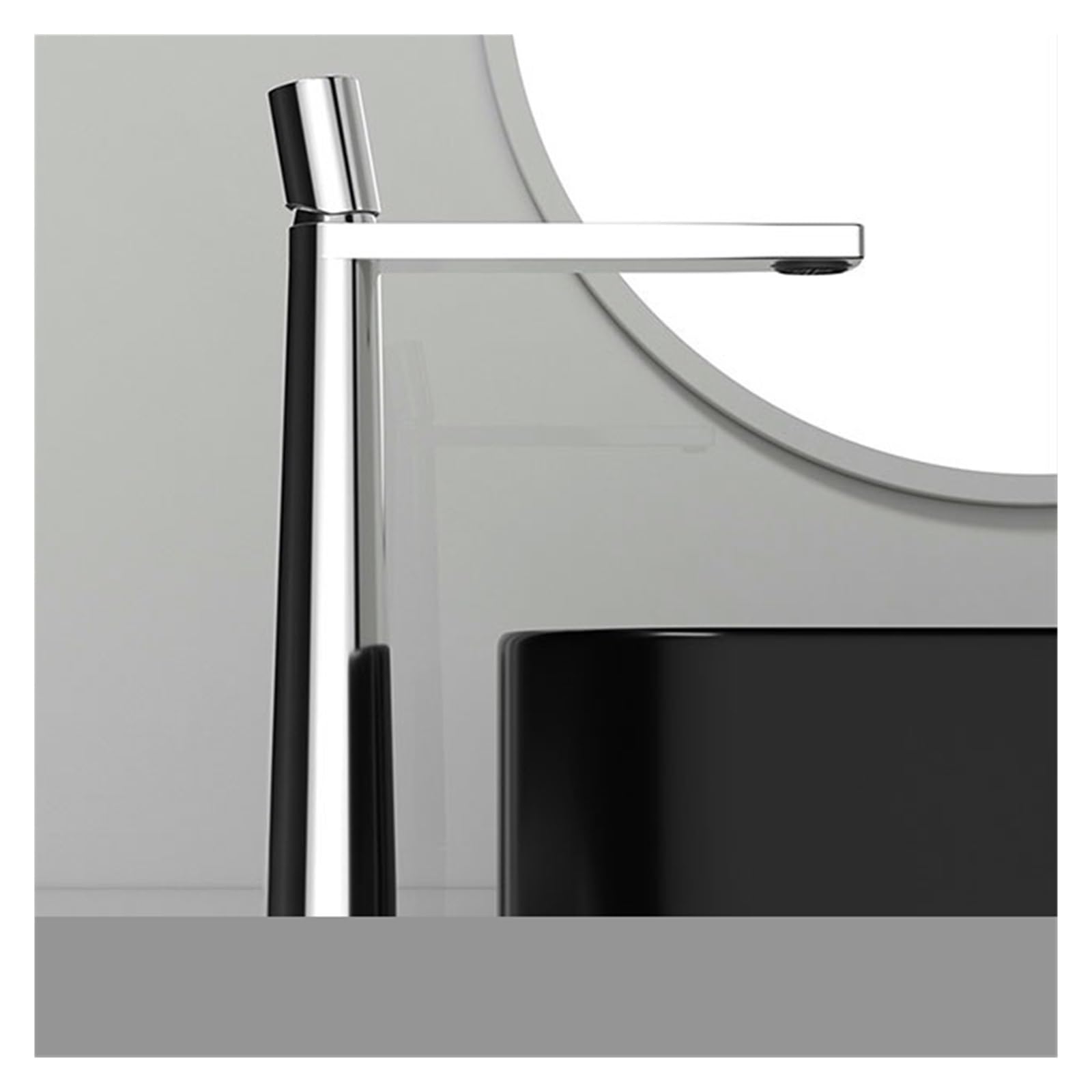 Robinet lavabo chrome haut mitigeur de haute qualité pour vasque