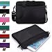Tablet Sleeve Messenger Bag with Shoulder Strap Neoprene Protective Cover Case for Amazon Kindle Fire HD 10", Fire HDX HD 8.9" Tablet (Classic Black)