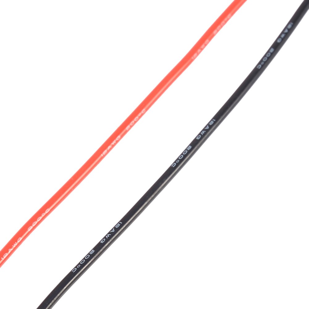Câble électrique 12AWG Cuivre Flexible – 7,5m (24,6ft), Uxcell, Pour Voiture Et Robot