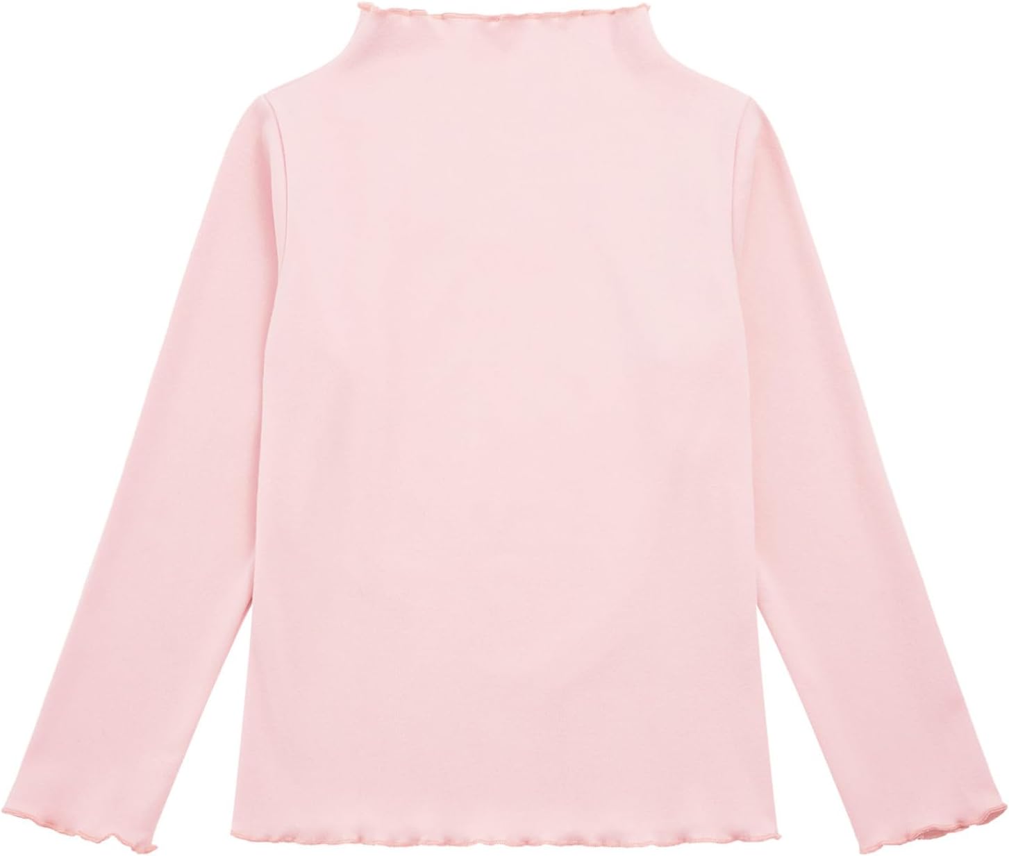 Kids Girls Thermal Underwear Tops Mock Neck Shirts Long Sleeve Warm T-Shirt Bottoming Undershirt