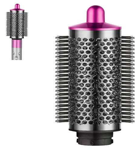 Large Round Volumizing Brush for Dyson Airwrap, Large Round Brush Attachment Compatible with Dyson Airwrap HS08 HS05 HS01 for Fluff Up, Volumize and Styling Hair (Rose)