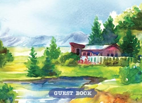 Guest Book: Rustic Cabin Lake Guest Book, Visitor Welcome for Vacation Home, Airbnb, B&B, VRBO, House Rentals
