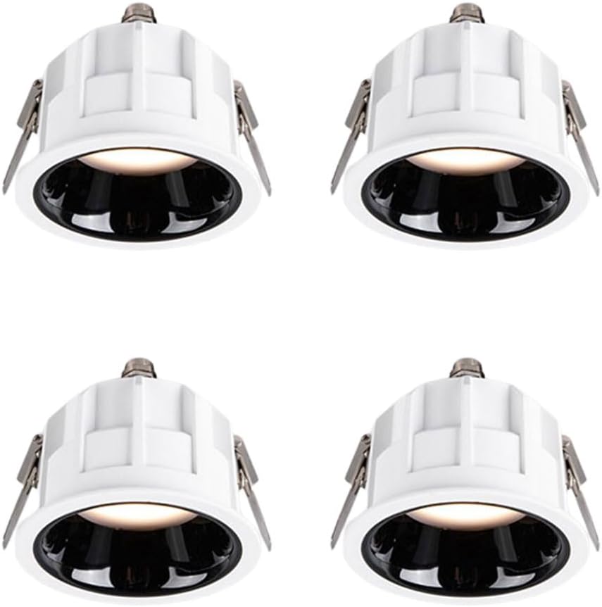 4 Pack Recessed Ceiling Downlight Led IP65 Waterproof Fire-Proof Down Light 7W 10W Led Ceiling Lighting for Living Room Bedroom Kitchen Bathroom