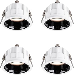 WLBHWL 4 Pack Recessed Ceiling Downlight Led IP65 Waterproof Fire-Proof Down Light 7W 10W Led Ceiling Lighting for Living Room Bedroom Kitchen Bathroom