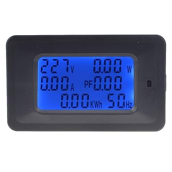 Quick Sense AC 5KW 20Amp Digital Energy Meter with Blue Back Light Power Meter (5 KW Energy Meter)