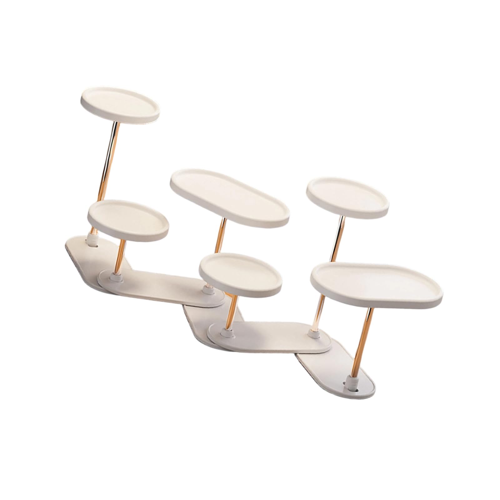 TQUXNGA Modern Stackable Showcase Stand with 360 Rotation for Enhances Viewing Easy Assembly Display