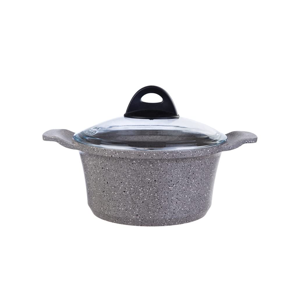 Cocina de utensilios de cocina Conjunto de 7 piezas Piezas de cocina antigüedades de granito Sopa de gas sartén de sartén sartén de sartén (color: A, tamaño: ver Descripción) (Ver Descripción) (A Ver