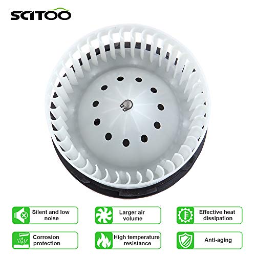 Scitoo Abs Ac Heater Blower Motors With Fan For Chevry Blowers Motors Fit For 2002-2006 For Cadillac Escalade /2001-2002 For Chevrolet Silverado 3500/2000-2002 For Gmc Yukon Xl 2500 Front #TOP2