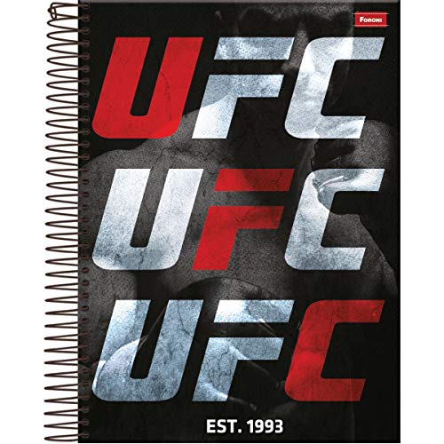 Caderno de 10 Matérias, Foroni 8811, Capas Sortidas, Pacote com 4 Cadernos