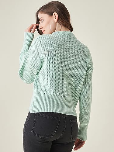 Image of Modeve Solid Round Neck Casual Women Sweater||Winterwear||