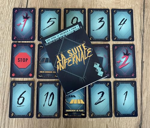 LA SUITE INFERNALE – Jeu de Cartes d’Ambiance Ultra Addictif | Jeu Apéro & Famille | 2 à 6 Joueurs | Parties R
