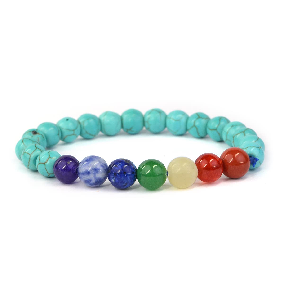 See full amazon price history chart for Reiki Crystal Products 7 Chakra Bracelet, Turquoise Syn Bracelet, 7 Chakra Stone Bracelet, Semi Precious Natural Gemstone Beads Reiki Healing Bracelets Reiki Crystal Products 7 Chakra Bracelet, Turquoise Syn Bracelet, 7 Chakra Stone Bracelet, Semi Precious Natural Gemstone Beads Reiki Healing Bracelets (B09PTT498C) Amazon Price History, Amazon Price Tracker