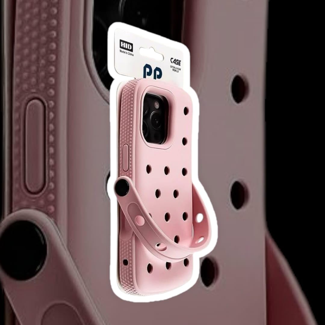Clothemyphone Compatible with Cute Crocs Style Silicone iPhone