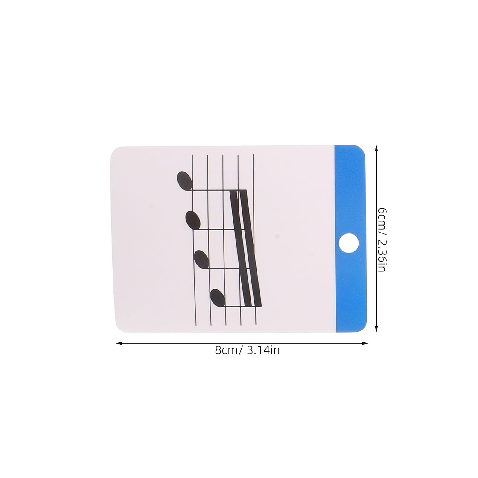 Schede Didattiche la Lettura delle Note Musicali per Pianoforte, Set di Flashcard Teoria Musicale e Ritmo, Strumento Portatile per Principianti e Studenti di Musica, Adatto