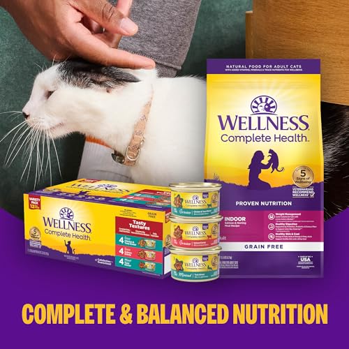 Wellness Complete Health Pate Adult Wet Cat Food,Natural,Protein-Rich,Grain-Free,3 Ounce,(Chicken & Turkey Variety Pack),(Pack of 48) - image 9