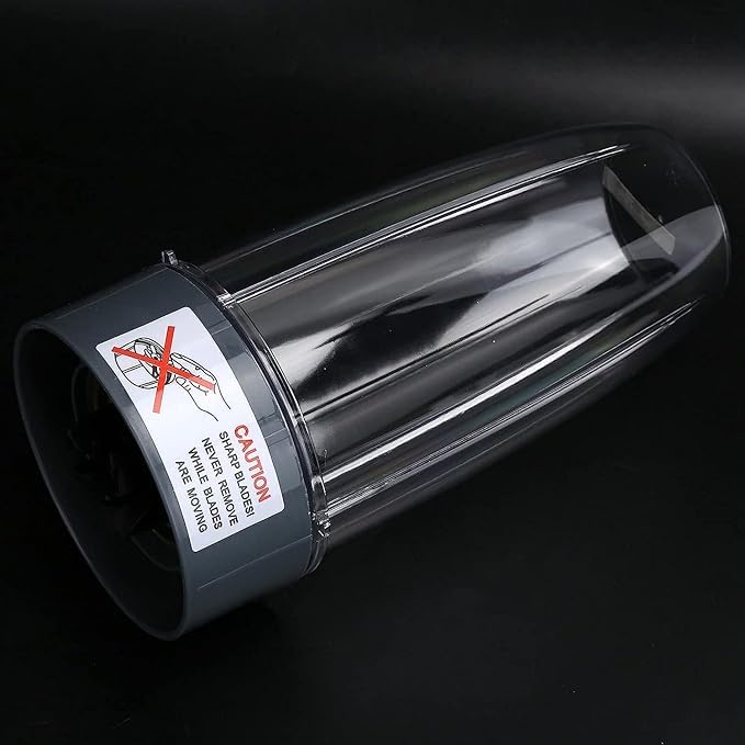 Image of WONDER STAR REPLACEMENT JUICER EXTRACTOR JAR 950ML | COMPATIBLE FOR NUTRIBULLET NB 101 600&900W, OEM QUALITY,IMPORTED (NUTRI BULLET JAR 950ML)