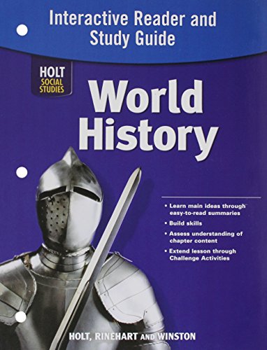 WORLD HISTORY FULL SURVEY: INTERACTIVE READER AND STUDY By Rinehart And Winston