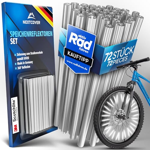 Réflecteurs de rayons de vélo Nextcover pour visibilité maximale à bicyclette