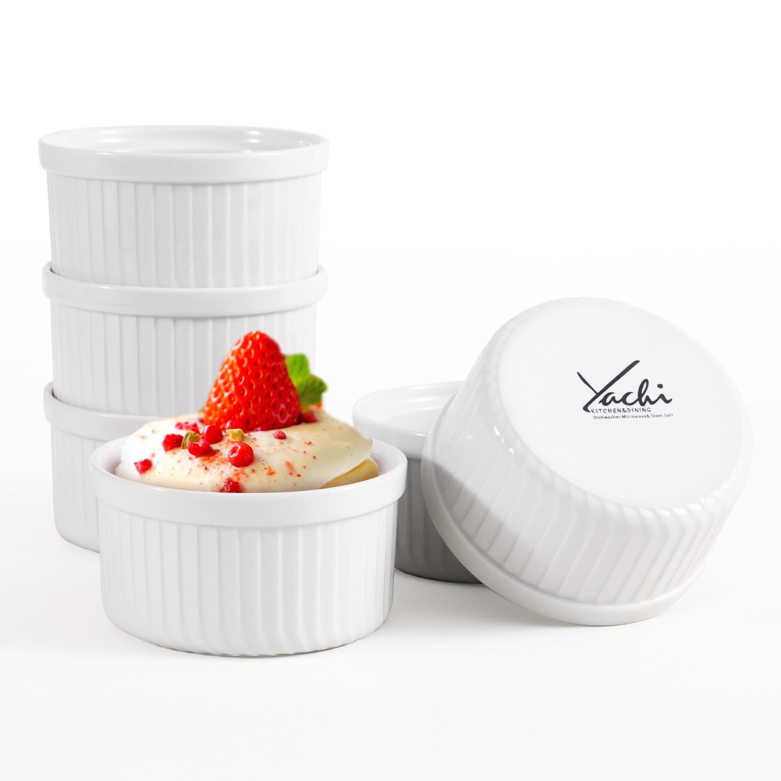 Yachi Ramekins White - ramekins and souffle dishes | Mubboo