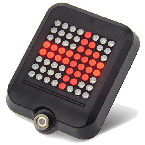 Eroilor USB recargable bicicleta luz trasera, 64 LED Luz trasera de bicicleta con Sensores de Alta Sensibilidad que puede mostrar frenos & Turns para MTB carretera bicicleta etc.  resistente al agua