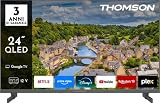 Thomson 24HQG3S15C - Smart Tv 24 Pollici HD HEVC/H.265 DVB-T2 Wifi Grigio Classe Energetica E
