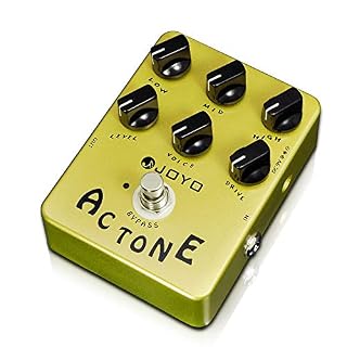 JOYO Distorsion Vintage Tube AC30 Amp Simulator Pédale British Rock Sound pour effet guitare électrique – Bypass (AC Tone JF-13) - Les Beatles, Paul McCartney, John Lennon, RIngo Starr, George Harrison