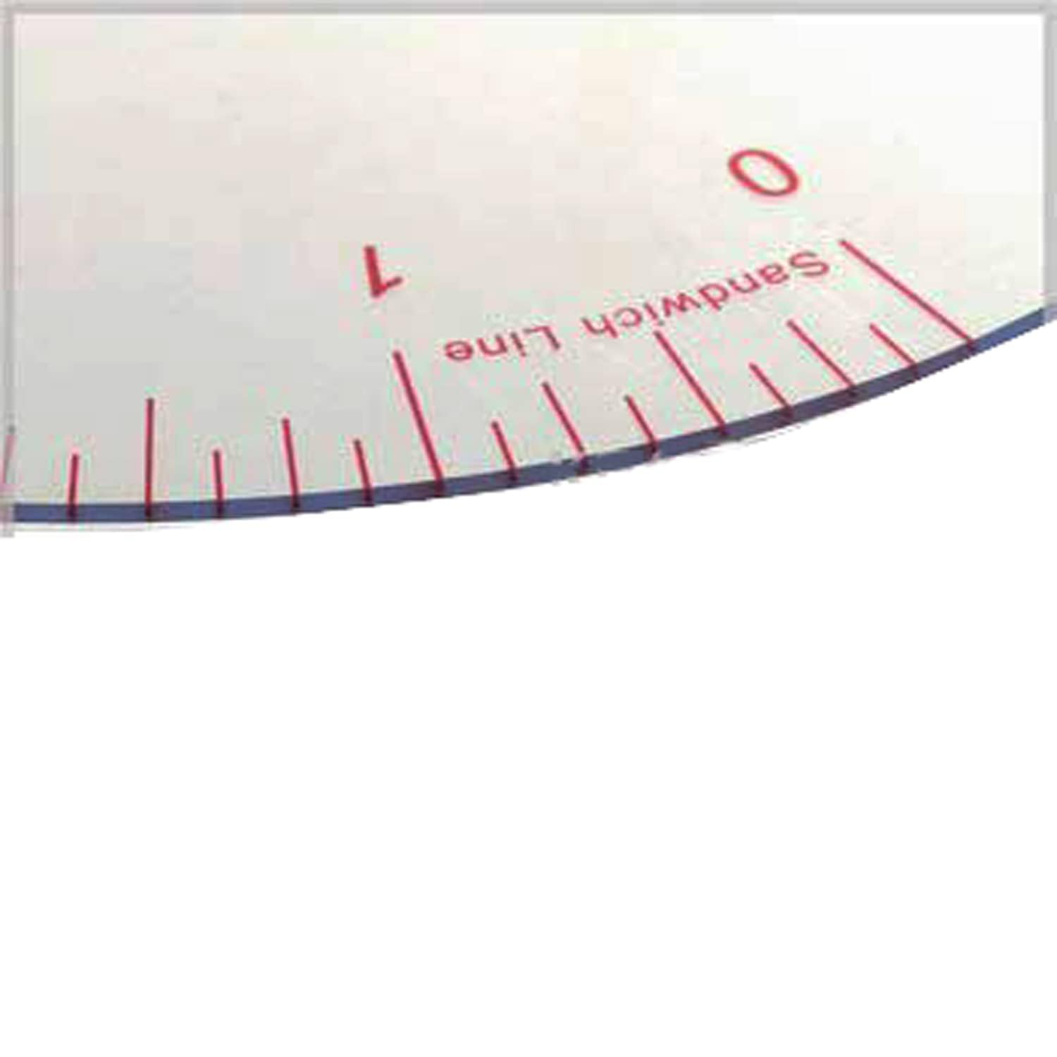 MEGHPREET French Curve with Marking Armhole Curve Tailoring Materials Dark Visible Lines (Transparent 1 Piece) 3