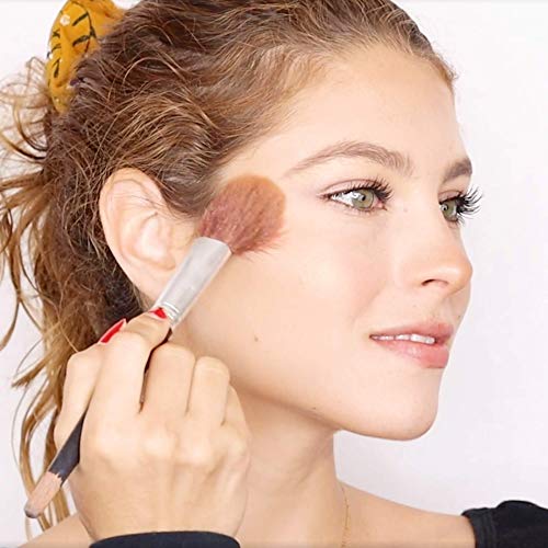 Elizabeth Mott Natural Pink Blush Makeup - Show Me Your Cheeks Blush Natural Glow - Cruelty Free - Buildable & Blendable Cheek Blush With A Light Shimmer - Compact Blusher, Peach Pink #TOP3