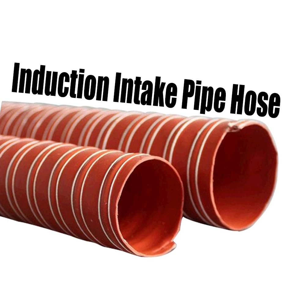 Tubo Flessibile in Silicone da 10 Metri (33 Piedi) per condotti dei Freni - Tubo di sfiato ad Alta Temperatura per fumi industriali, sfiato per essiccatori, Riscaldamento e Raffreddamento HV
