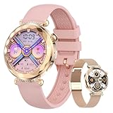 zocowear Reloj inteligente para mujer, rastreador de fitness para Android/iOS, pantalla AMOLED de 1.2 pulgadas con ciclo femenino, frecuencia cardíaca, monitor de sueño, seguimiento de actividad (2