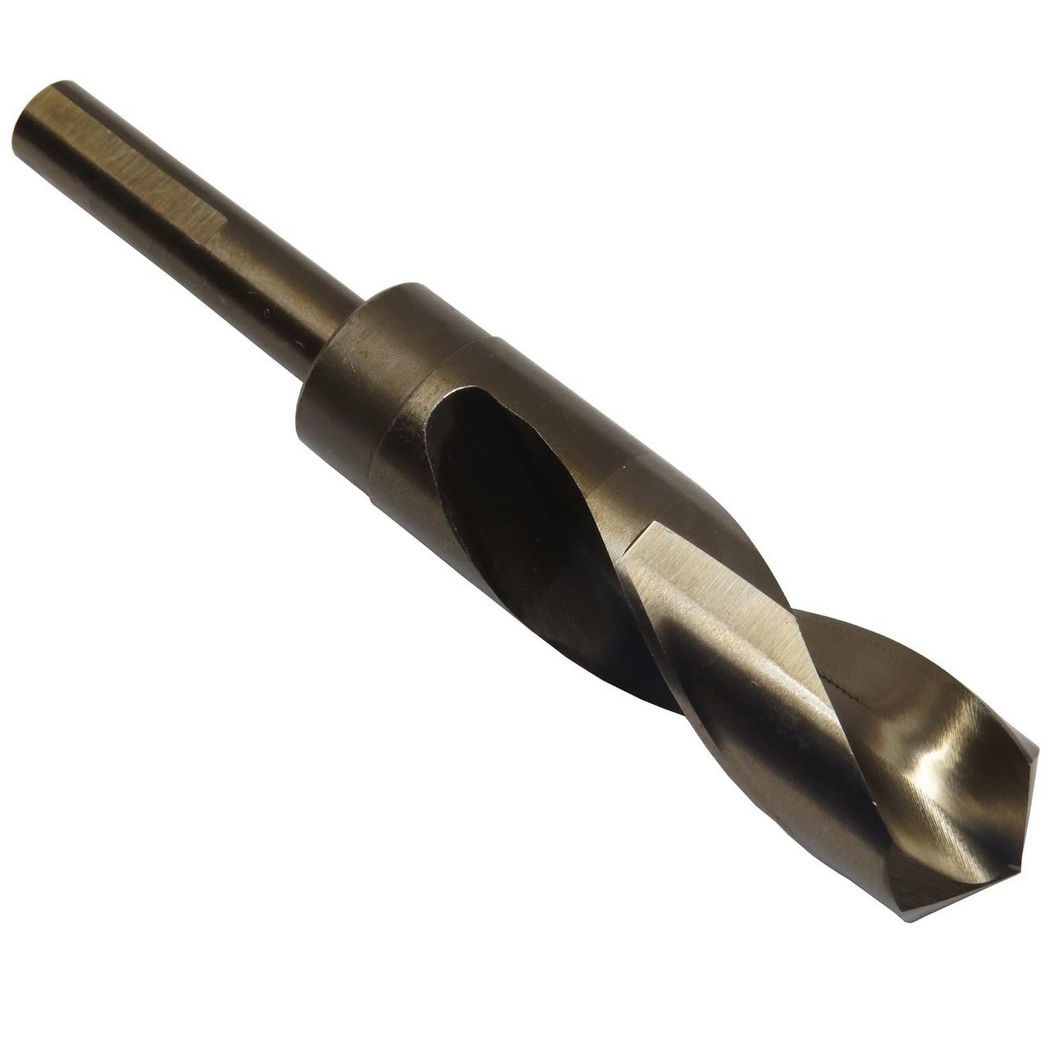 Drill America Juego de brocas de vástago reducido de cobalto m35 de 33 piezas en estuche de madera (1/2" - 1" x 64th), serie DWDCO