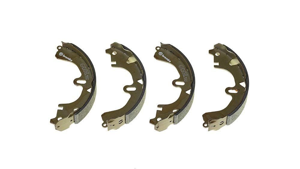 Brembo Schwarz S83506 Bremsbacken, Anzahl 4 | Kompatibel Mit: Toyota Camry, Camry Kombi, Camry Liftback, Camry Stufenheck, Carina E Vi, Carina E Vi Sportswagon