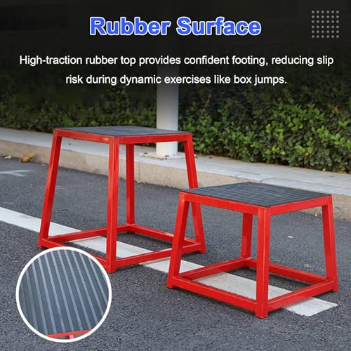 Entrenador de salto vertical tipo plyo boxes apilables para saltos de caja 5