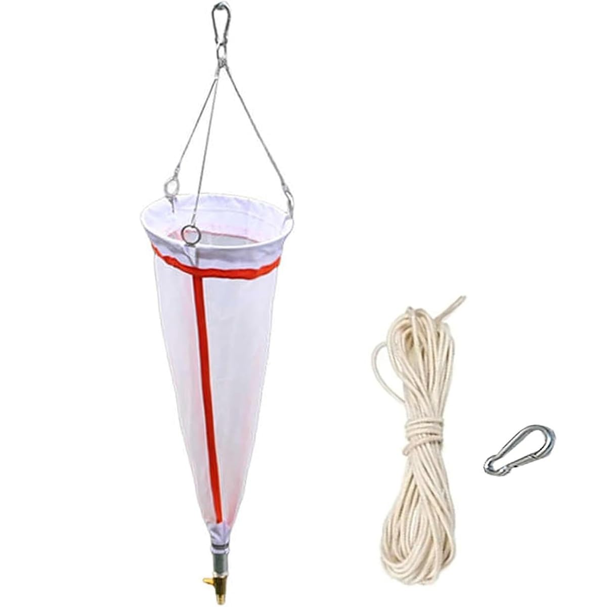 Siatka Planktonowa O Drobnych Oczkach 125/200 Siatka Holownicza Do Planktonu O Drobnych Oczkach 65/112μm Siatka Planktonowa O Oczkach 13#/25# Do Zbierania Fitoplanktonu Pierwotniaków Wrotków(25#)