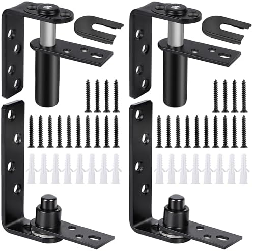 2 Pairs Cafe Saloon Ranch Door Gravity Pivot Swing Hinge Eb