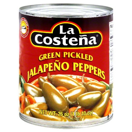 La Costena Whole Jalapeno Pepper, 26 Ounce - 12 per case.