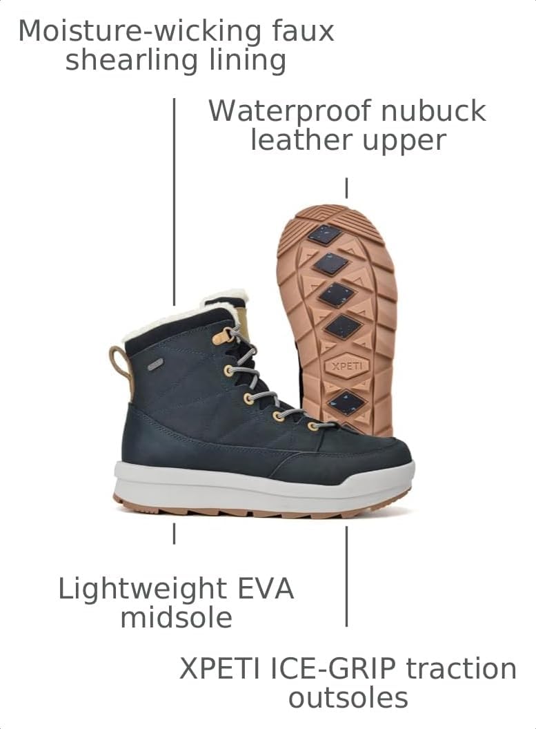 XPETI Women's LVY Waterproof Insulated Winter Boots