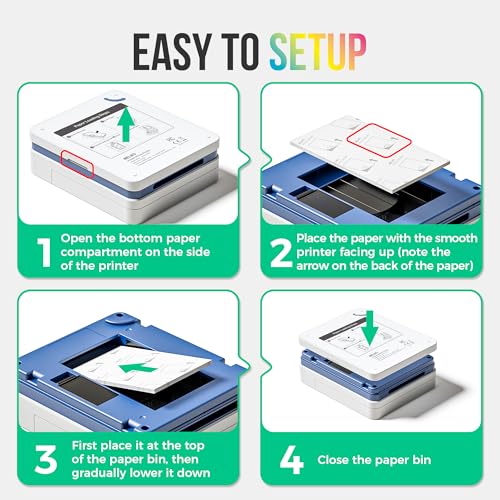 Nelko Premium Fotopapier, 52,3 x 90 mm (2,06 x 3,54), 100er-Packung, Original PP01 Pocket-Fotopapier, selbstklebend, kompatibel mit dem Nelko PP01 Fotodrucker, leicht abziehbar, weiß