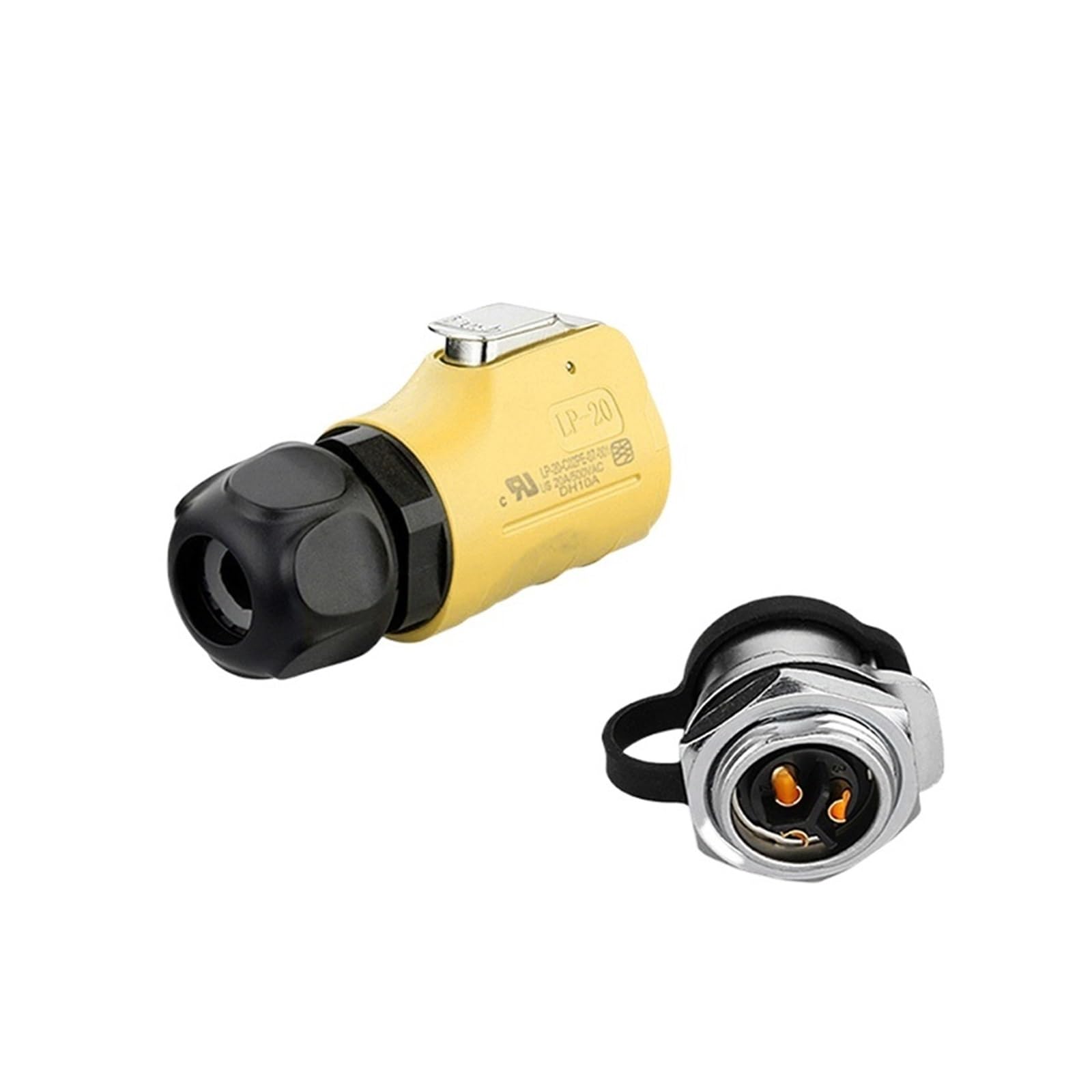 LP20 M20 Connettore impermeabile aviazione 3 poli 20A 500V presa KL4-4b