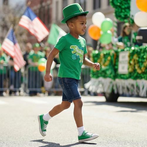 Image of Kids St. Patrick's Day Shirt Boys and Girls Green T-Shirt Clothing 4-12 Years