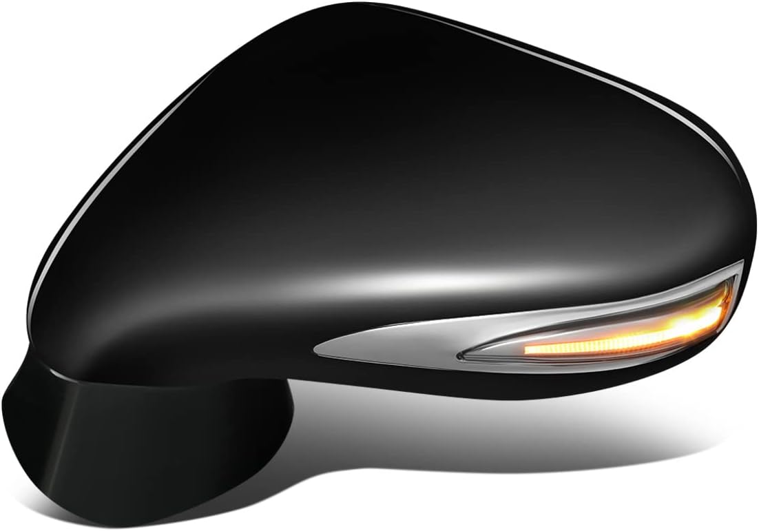 Auto Dynasty LX1320135 Factory Style Driver Left Side Mirror - Manual Folding | Power Adjust | Heated Glass | Turn Signal | Memory | Puddle Light - Compatible with Lexus ES350 10-12, Paint to Match